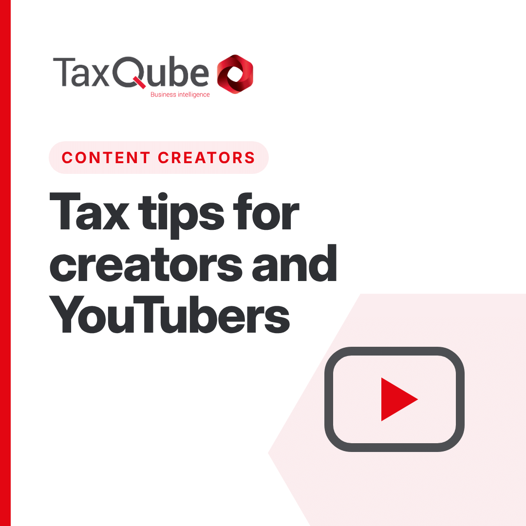 Tax Tips for Content Creators, influencers, and YouTubers