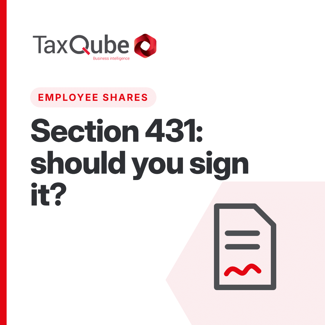 Understanding Section 431 Election: Should you sign it?