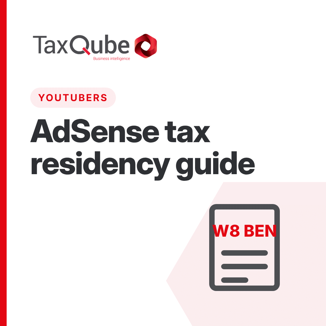 AdSense Tax Residency Guide for UK YouTubers – Ireland Tax Info