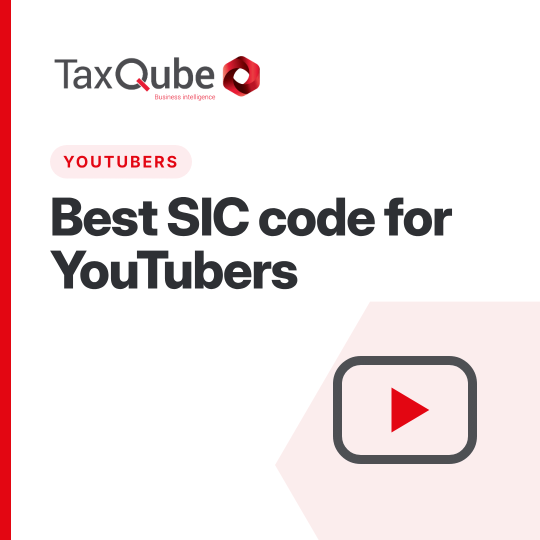 Best SIC Code for YouTubers Registering a Company in the UK