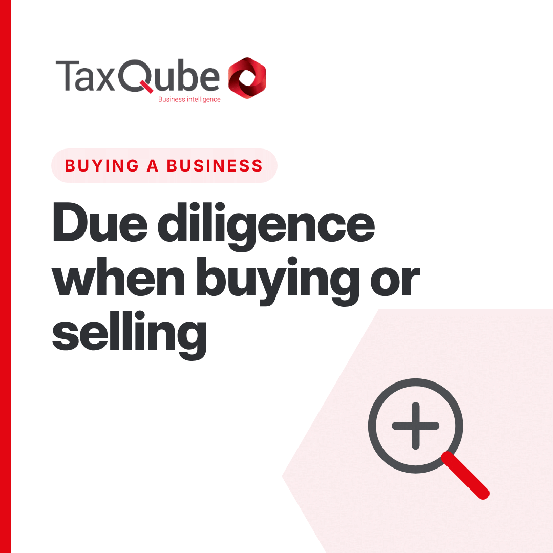 Due diligence when buying or selling a business