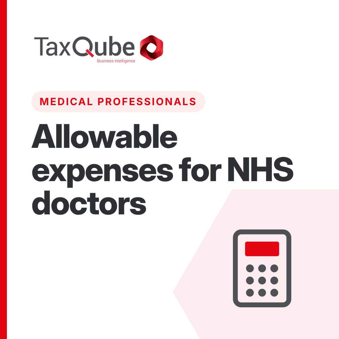 Allowable Expenses NHS Doctors Medical Accountants