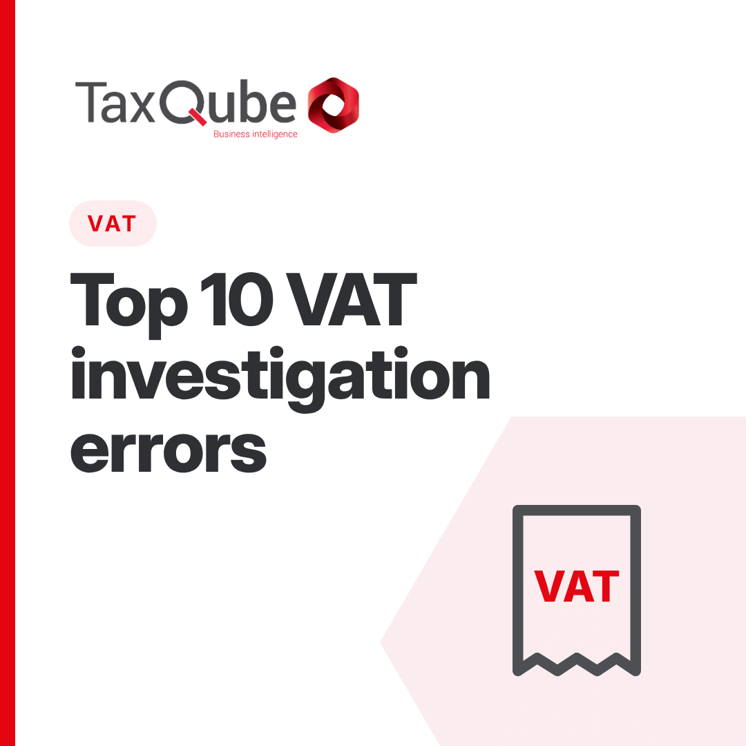 Top 10 VAT Investigation Errors